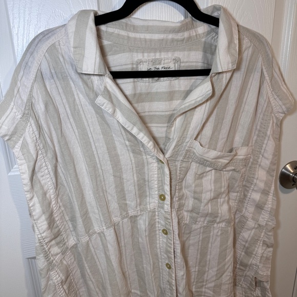 Linen blend We The Free top - Picture 2 of 9